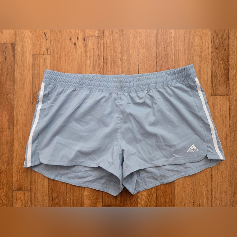 Adidas Women's Light Blue Shorts